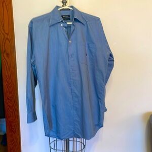 Mens Blue Dress Shirt Nautica Medium